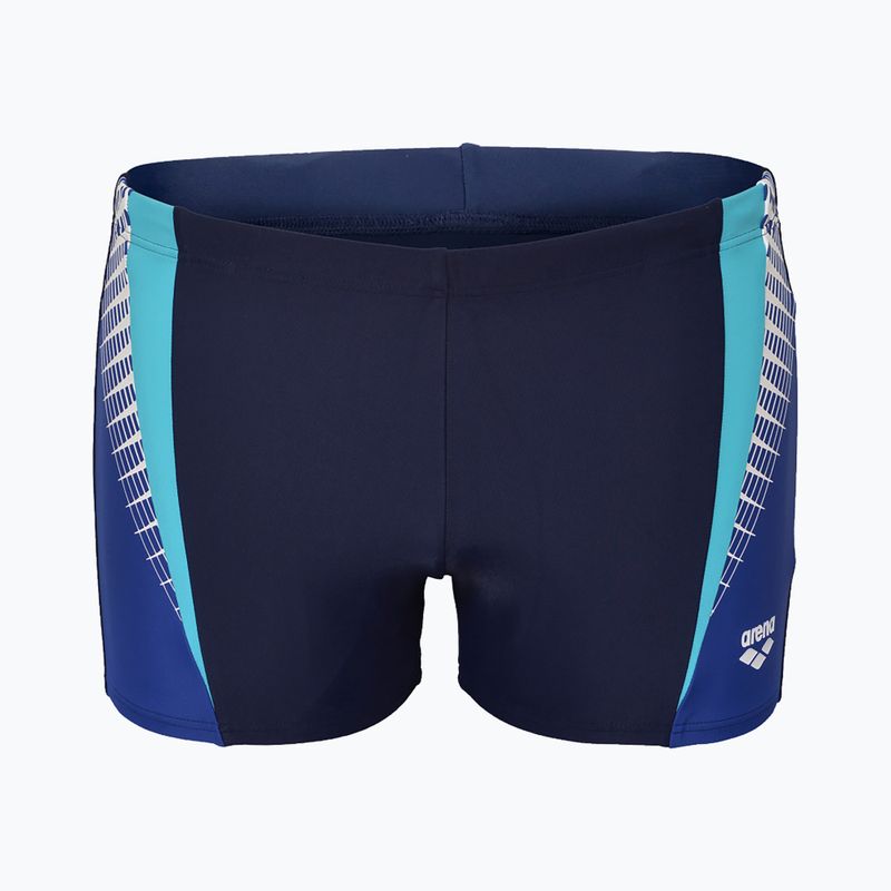 Pánske plavkové boxerky arena Threefold Short tmavomodré 4193/781 4