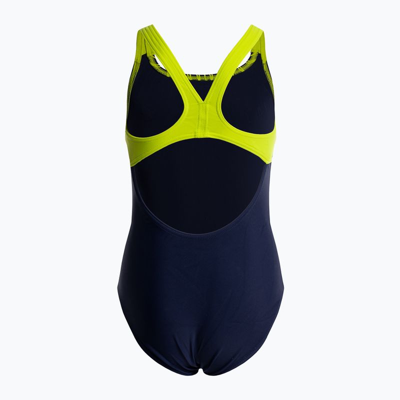 Detské jednodielne plavky arena Swim Pro Back One Piece navy blue 4391/76 2