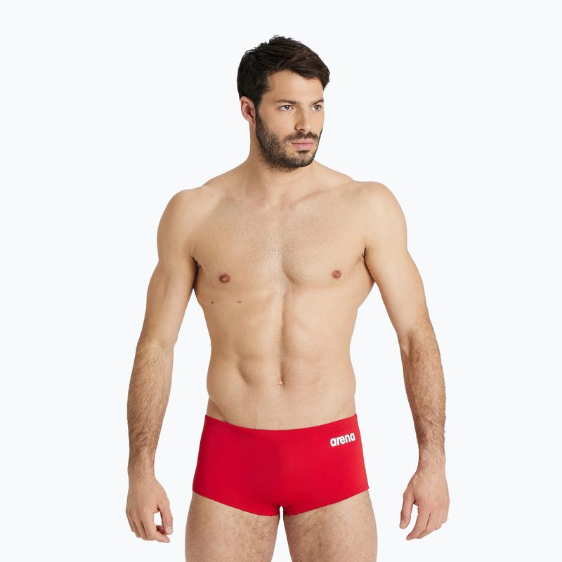 Pánske boxerky arena Team Swim Low Waist Short Solid red 004775/450 4