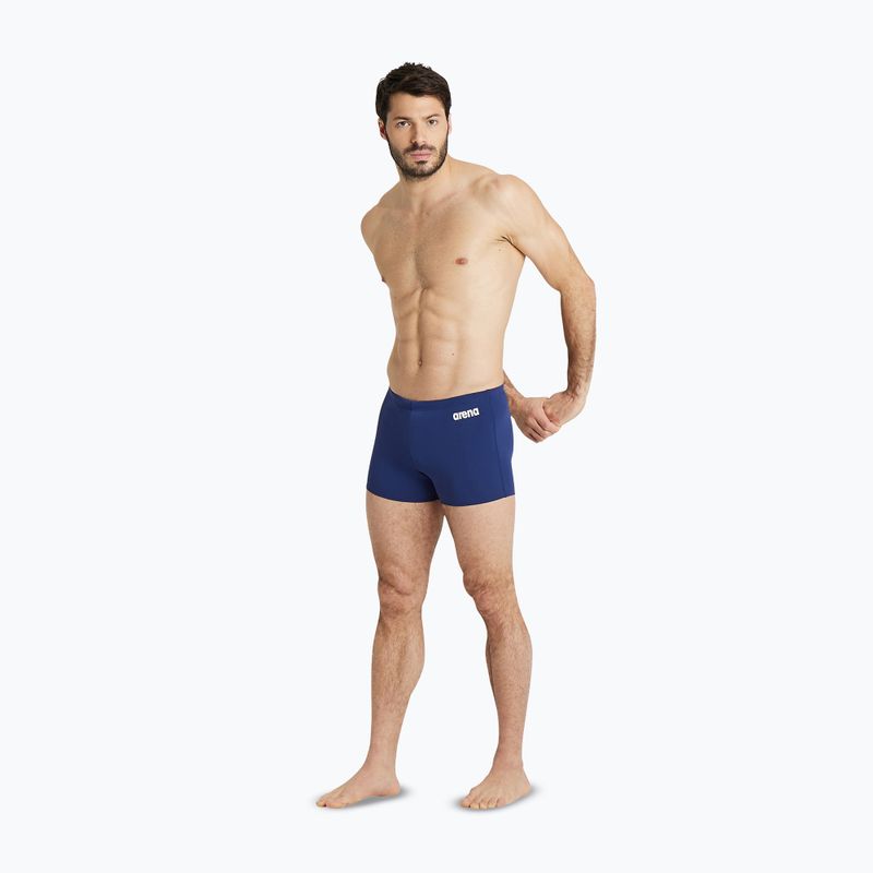 Plavecké boxerky Arena Team Swim Short Solid navy/white 5
