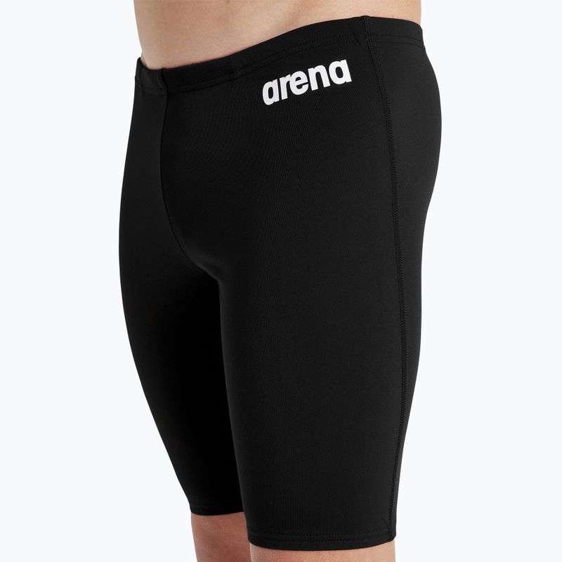 Detské plavky jammer arena Team Swim Jammer Solid black/white 8