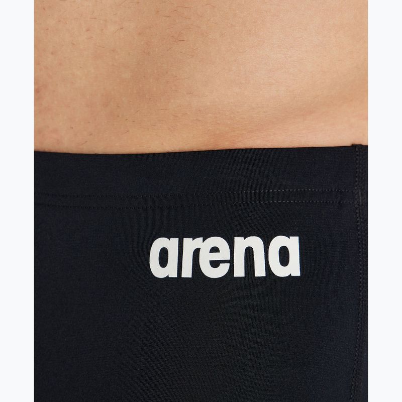 Plavecké boxerky Arena Team Swim Short Solid black/white 8