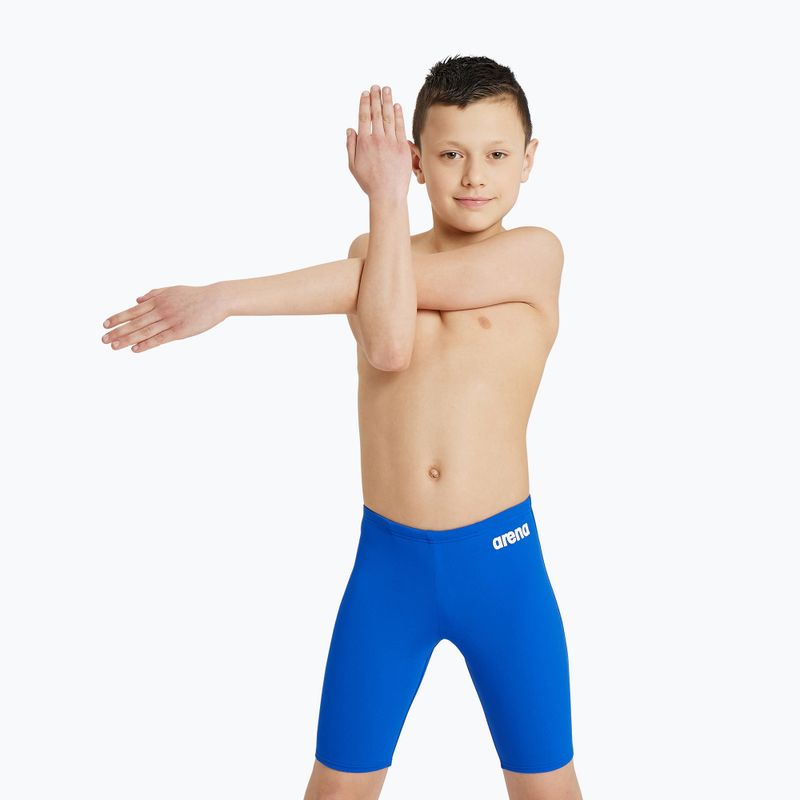Detské plavky jammer arena Team Swim Jammer Solid royal/white 5