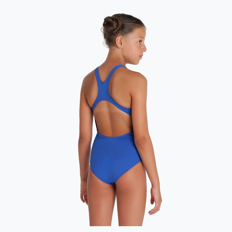 Detské jednodielne plavky arena Team Swim Pro Solid royal/white 6