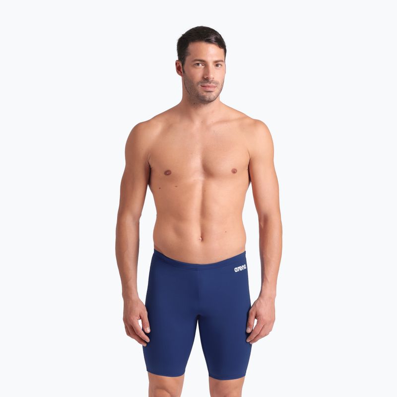 Pánske plavky jammery arena Team Swim Jammer Solid navy/white 5