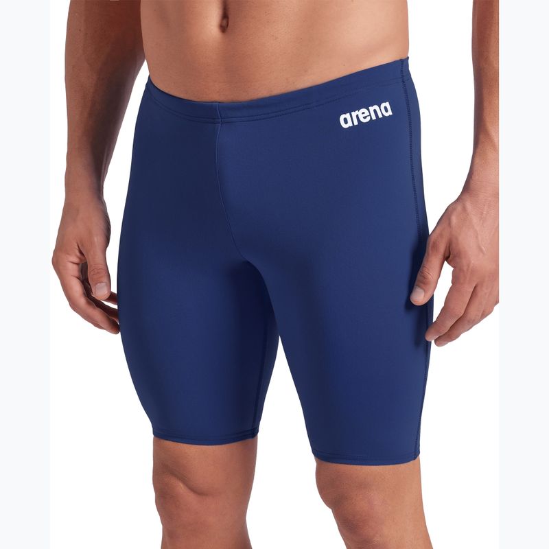 Pánske plavky jammery arena Team Swim Jammer Solid navy/white 8
