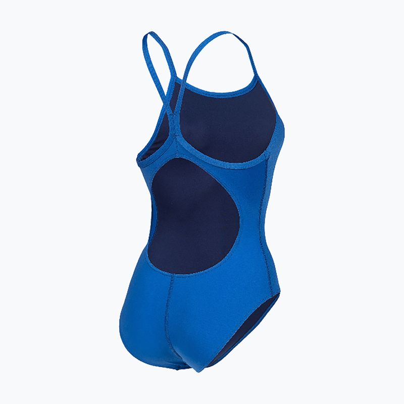 Dámske jednodielne plavky Arena Team Light Drop Solid royal/white 4