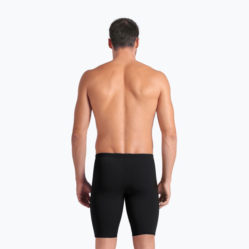Pánske plavky jammery arena Team Swim Jammer Solid black/white 7