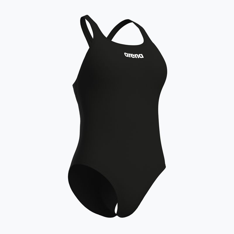 Dámske jednodielne plavky arena Team Swim Pro Solid black/white 3