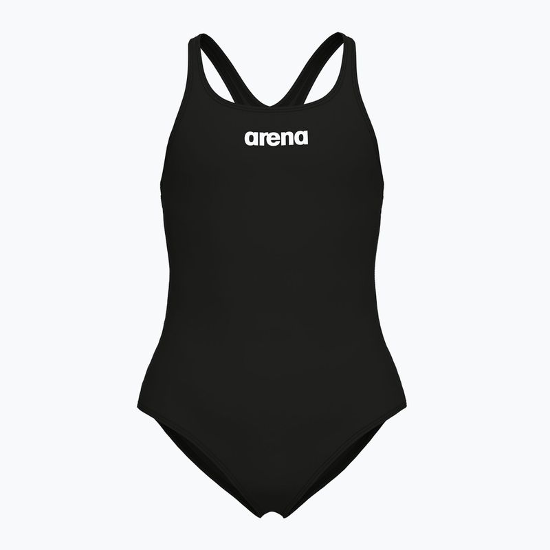 Detský jednocdielny plavkový kostým arena Team Swim Pro Solid black/white