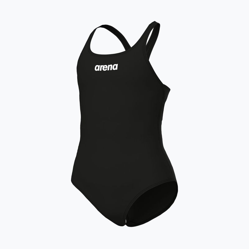 Detský jednocdielny plavkový kostým arena Team Swim Pro Solid black/white 4