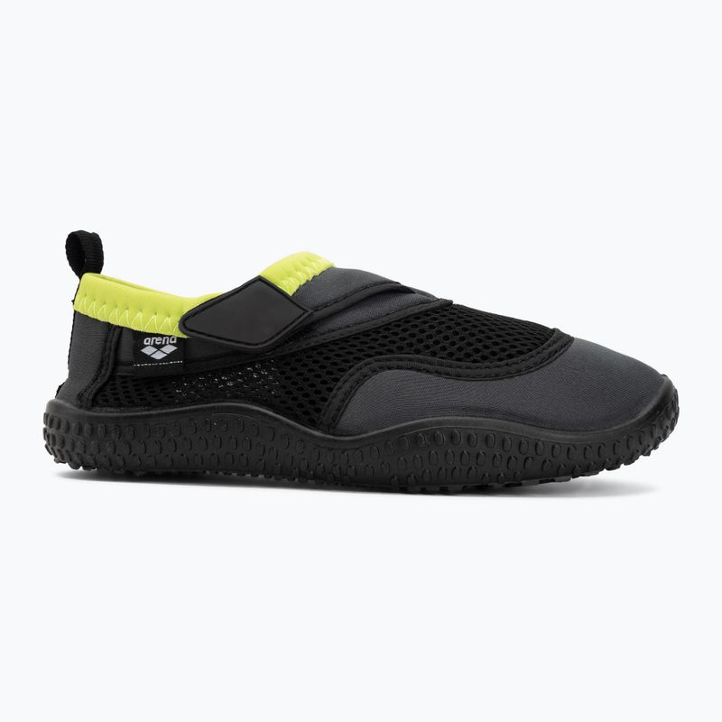 Topánky do vody arena Watershoes dark grey/lime 2