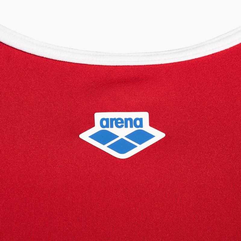 Dámske jednodielne plavky arena Icons Super Fly Back Solid red 536 3