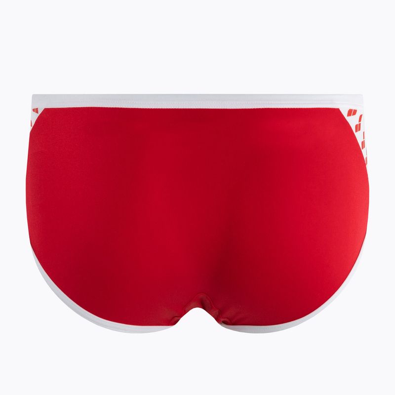 Pánske plavky arena Icons Swim Low Waist Short Solid červené 546/41 2