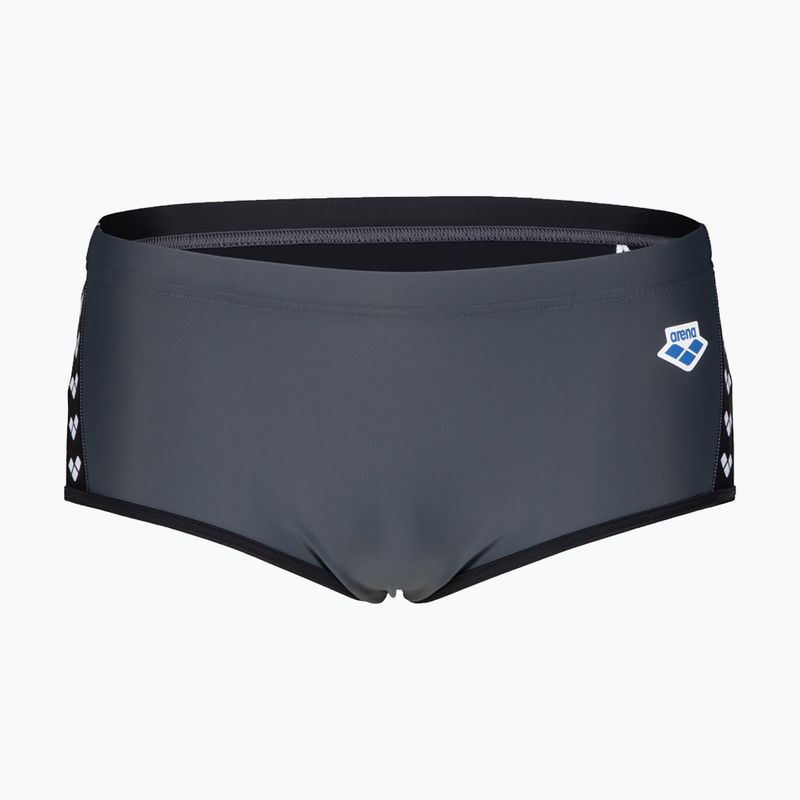 Pánske plavky arena Icons Swim Low Waist Short Panel šedé 552 /55 4