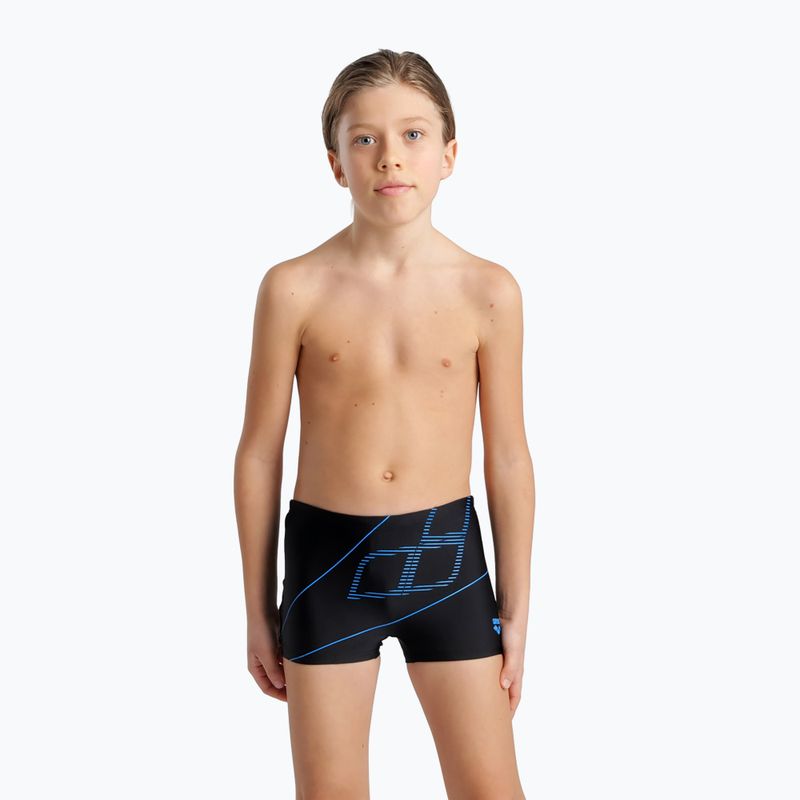 Detské plavky arena Swim Short Logo čierne 5549/58 7