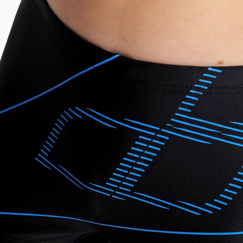 Detské plavky arena Swim Short Logo čierne 5549/58 9