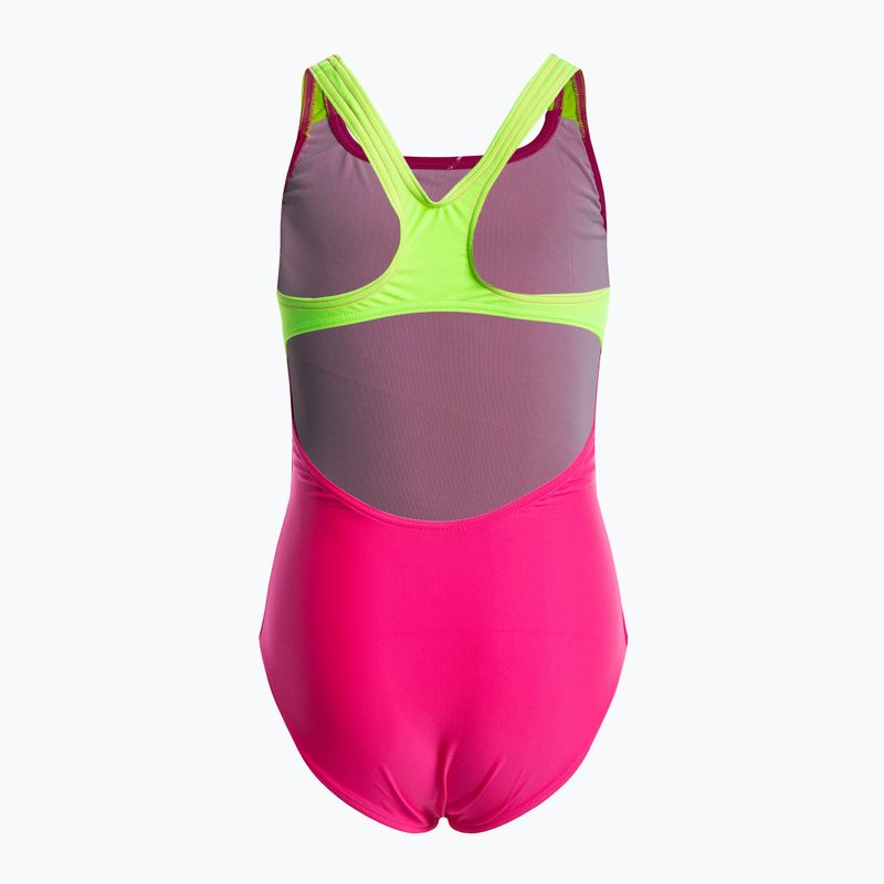 Detské jednodielne plavky arena Swim Pro Back Logo pink 5539/76 2