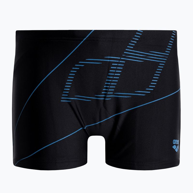 Detské plavky arena Swim Short Logo čierne 5549/58