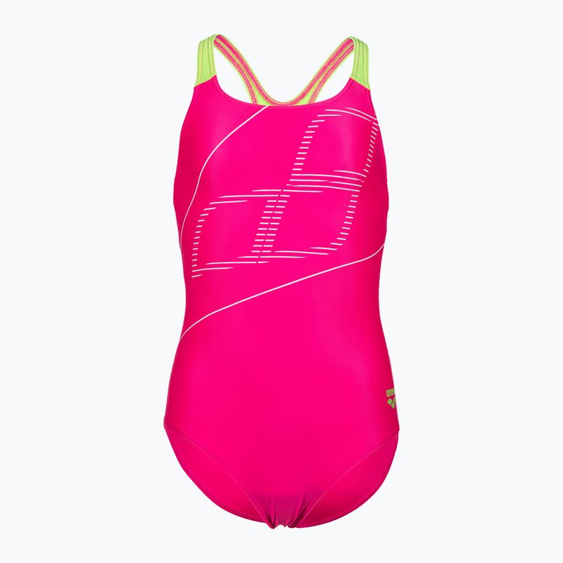 Detské jednodielne plavky arena Swim Pro Back Logo pink 5539/76 4
