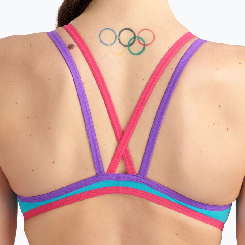 Dámske jednodielne plavky arena One Double Cross Back One Piece blue 4732/889 7