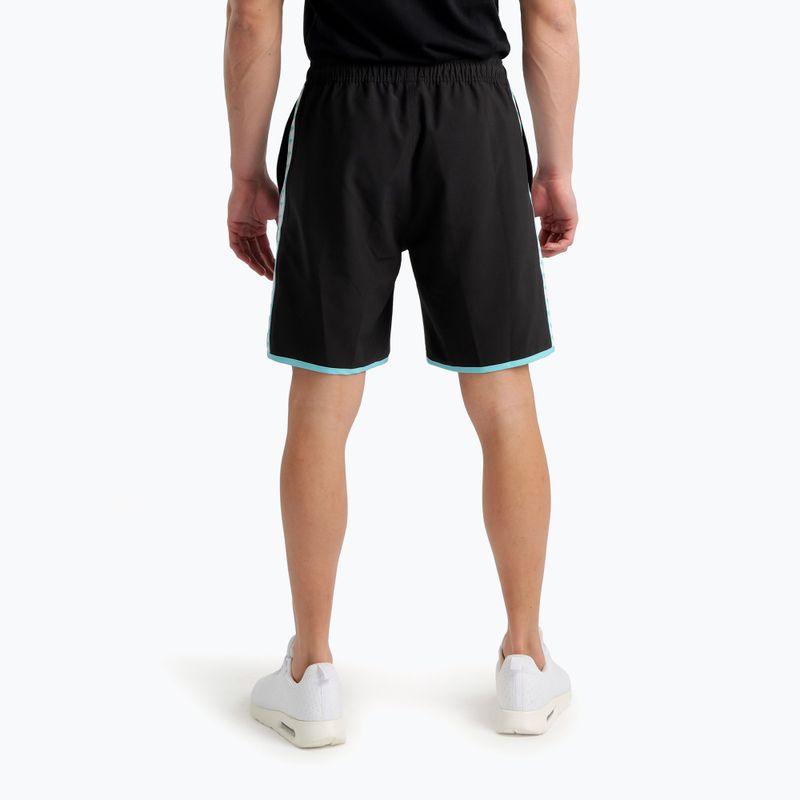Pánske plavecké šortky arena Icons Team Stripe Bermuda Logo black 5652/518 3
