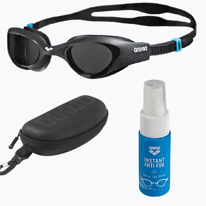 Arena plavecké okuliare Kit 100 black 005663 2