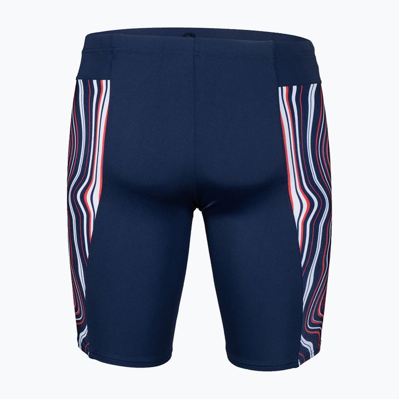 Pánske plavky arena Swim Jammer Marbled tmavomodré 5785/74 5