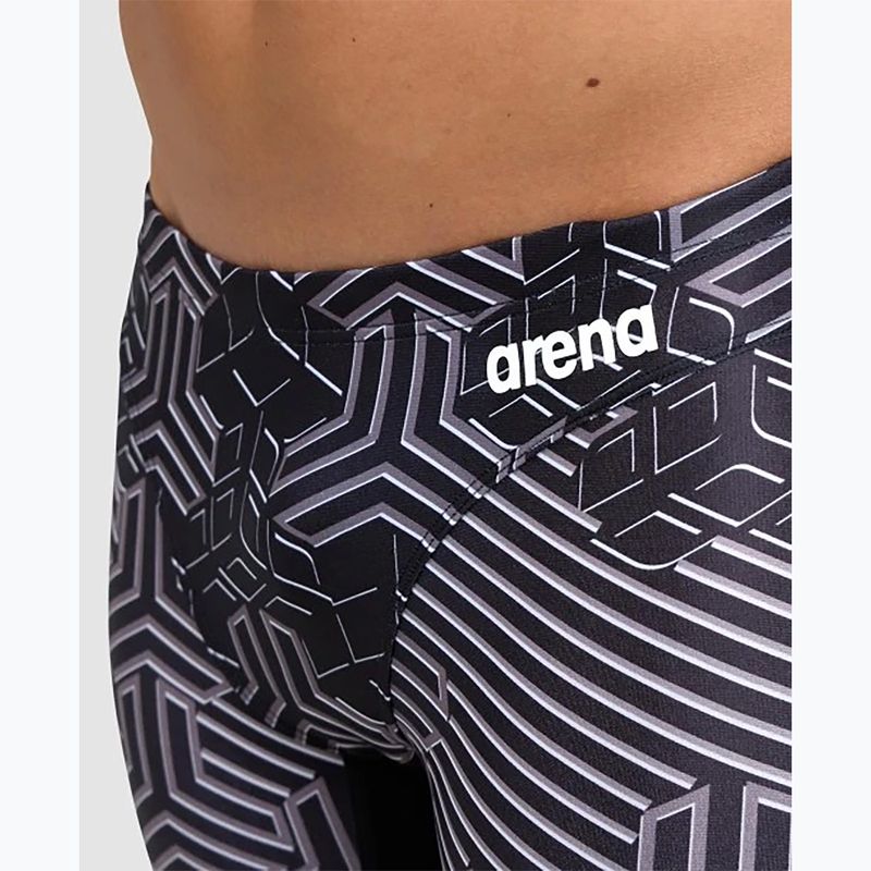 Pánske plavky arena Kikko Pro Swim Jammer black/black multi 6