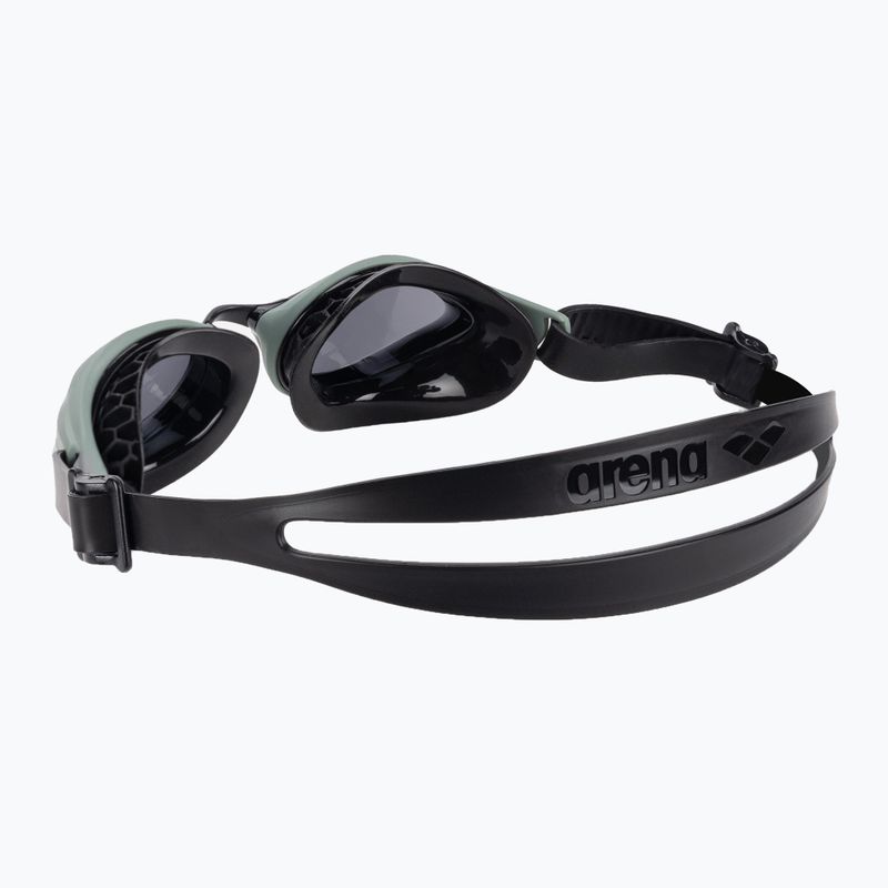 Plavecké okuliare arena Air Bold Swipe smoke/dark olive/black 4