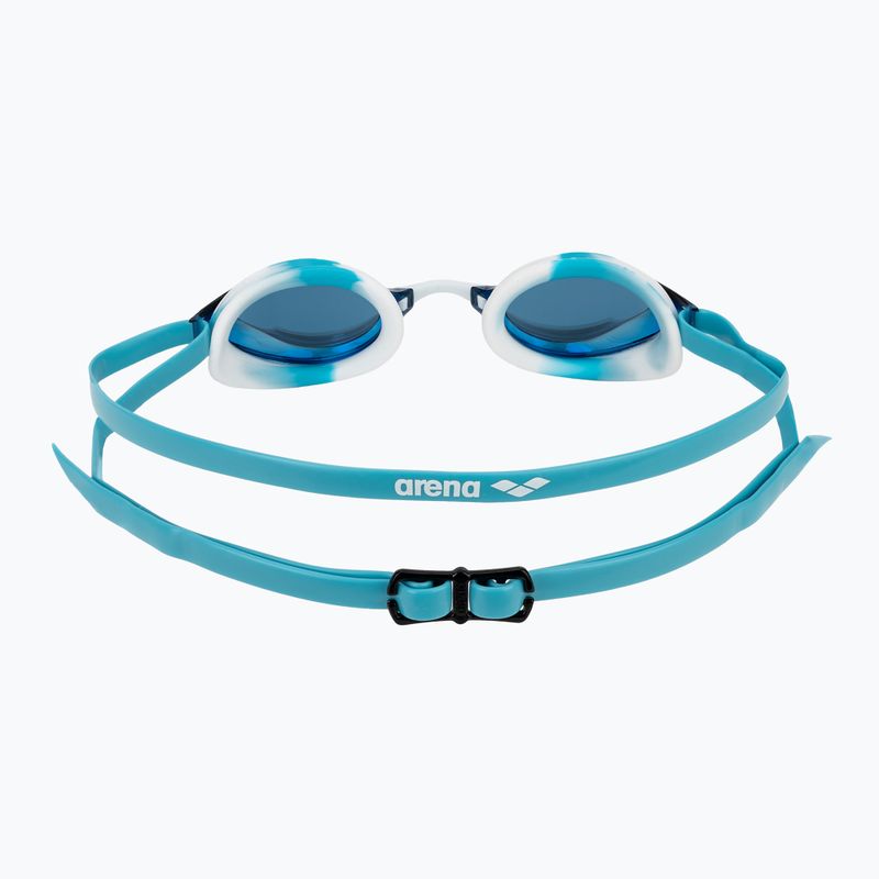 Plavecké okuliare arena Python Mirror blue mirror/white/sky 4
