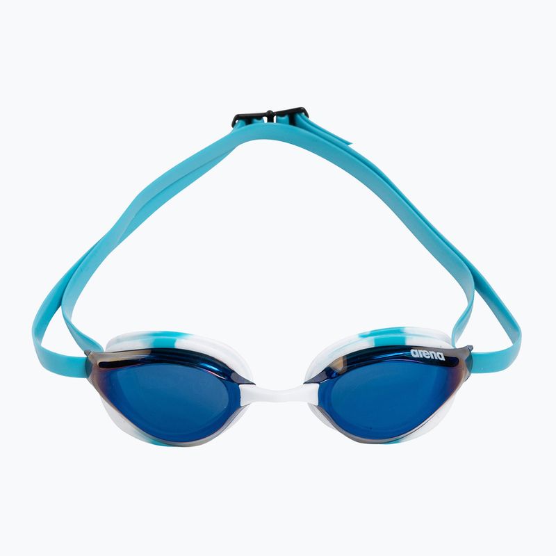 Plavecké okuliare arena Python Mirror blue mirror/white/sky 2