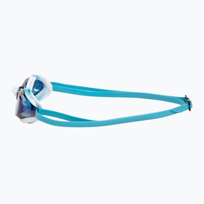 Plavecké okuliare arena Python Mirror blue mirror/white/sky 4