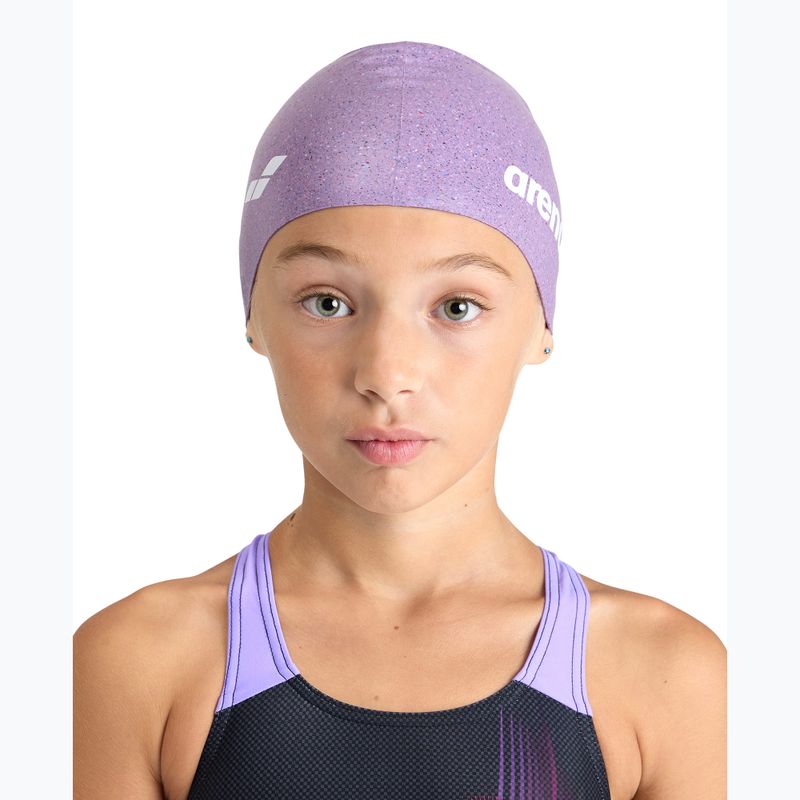 Detská plavecká čiapka arena Silicone Cap Jr pink multi 2