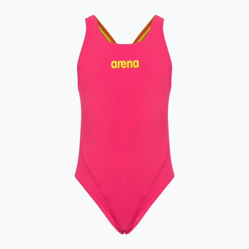 Detské jednodielne plavky arena Team Swim Tech Solid red 4764/96