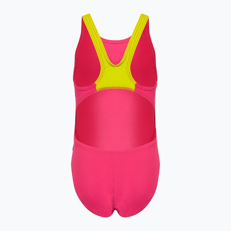 Detské jednodielne plavky arena Team Swim Tech Solid red 4764/96 2