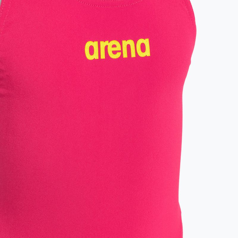 Detské jednodielne plavky arena Team Swim Tech Solid red 4764/96 3