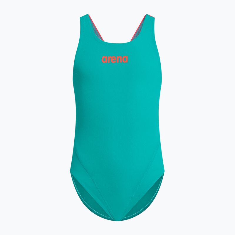 Detské jednodielne plavky arena Team Swim Tech Solid blue 4764/84