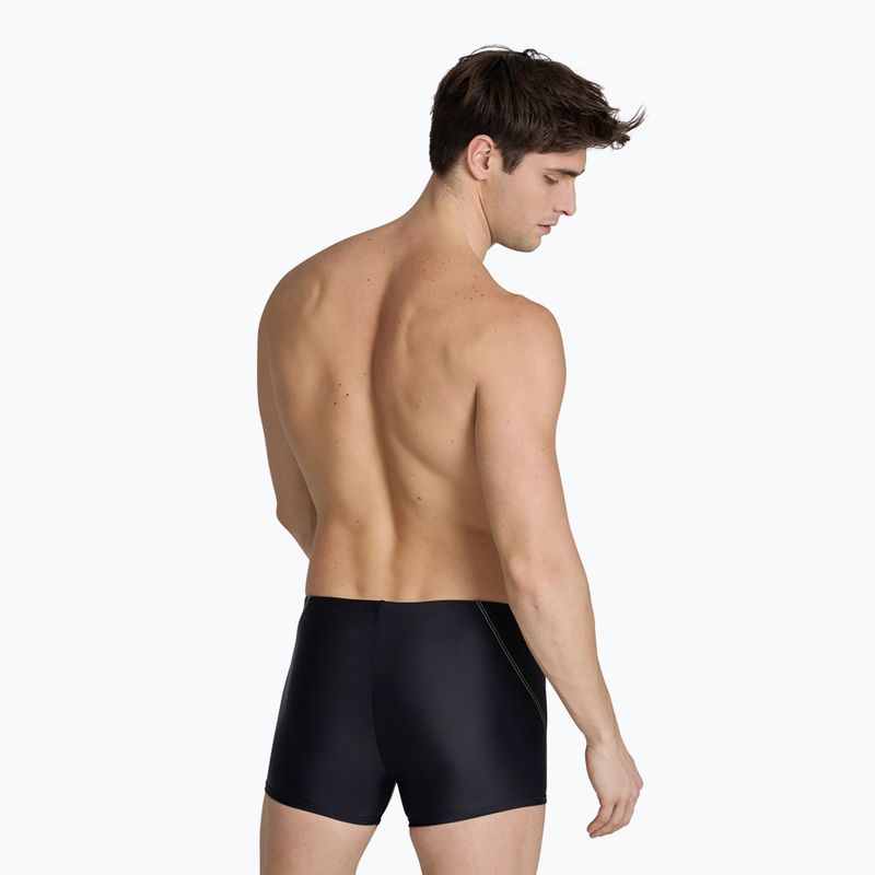Pánske plavecké boxerky arena Byor Evo Short R black/black/white 4