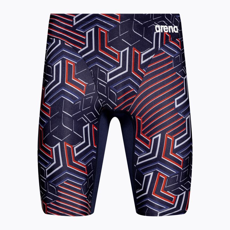 Pánske plavky arena Kikko Pro Swim Jammer navy/team redwhiteblue