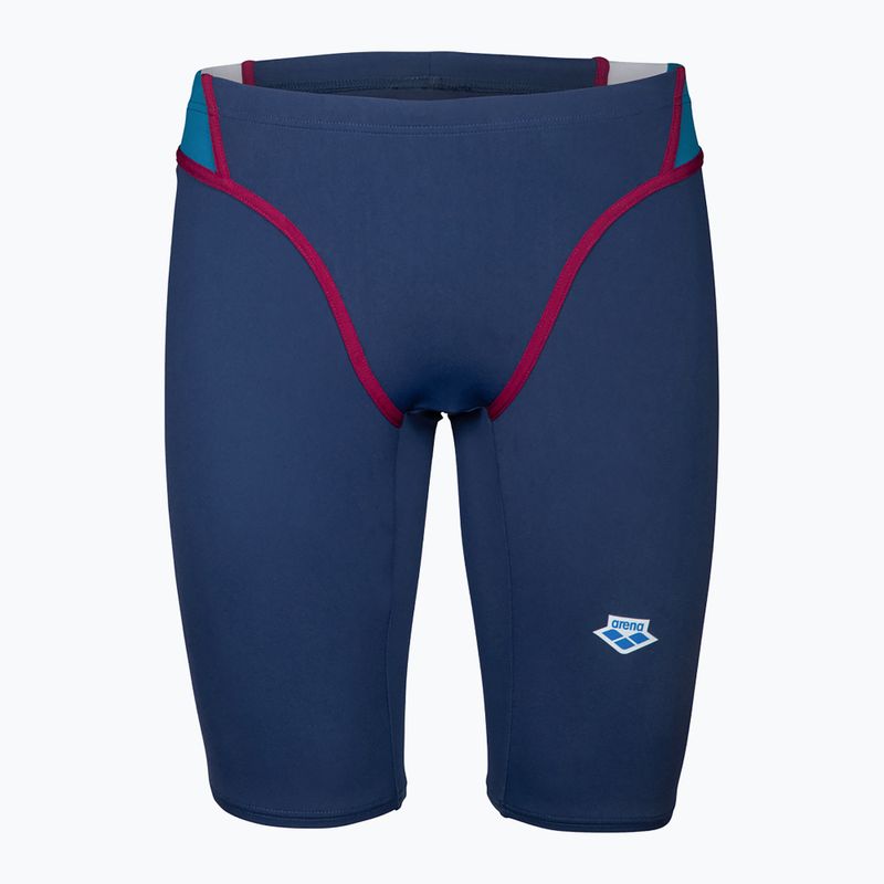 Pánske plavky arena Icons Swim Panel Jammer navy/blue cosmo/white/red fandango