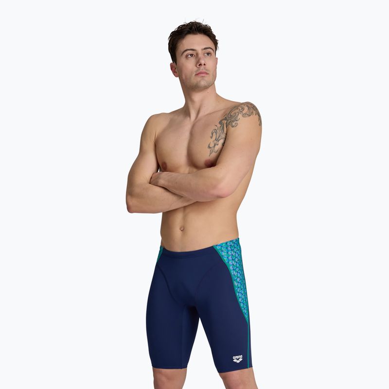 Pánske plavky arena Starfish Jammer navy/turquoise multi 4