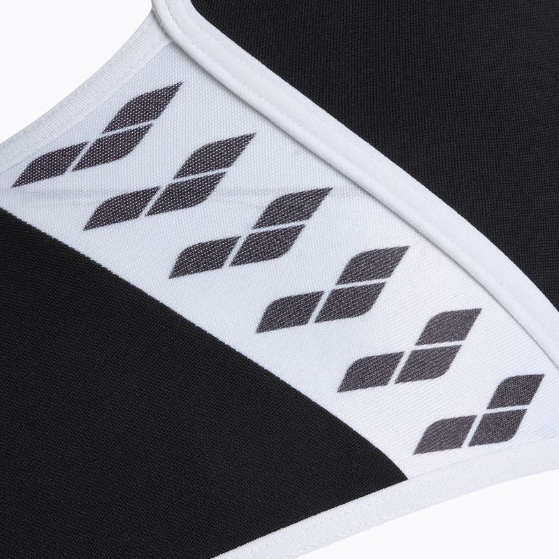 Dámske jednodielne plavky arena Icons Super Fly Back Solid black / white 3