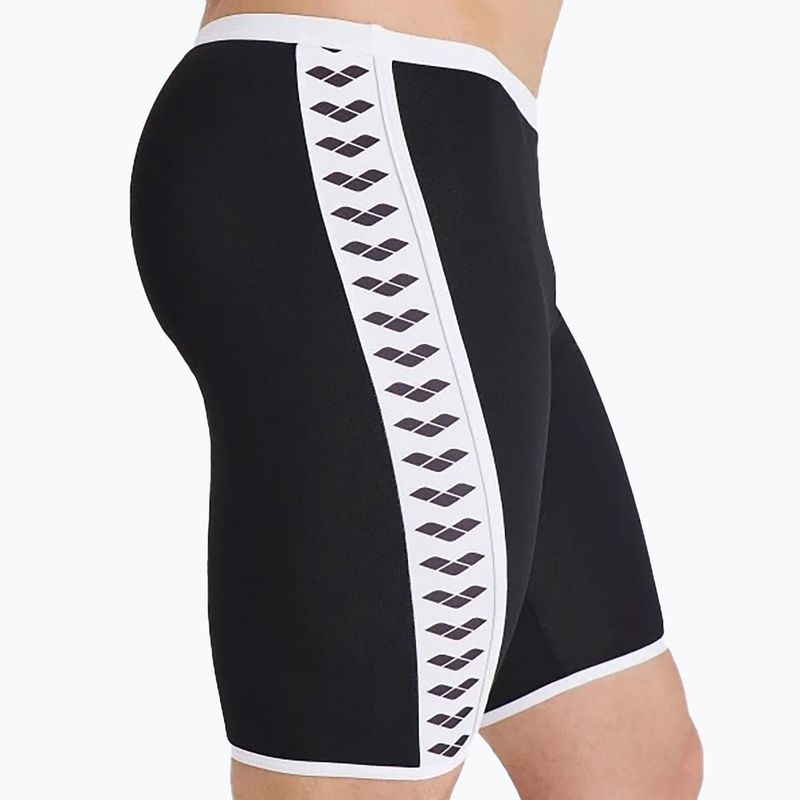 Pánske plavky arena Icons Swim Jammer Solid black/white 4
