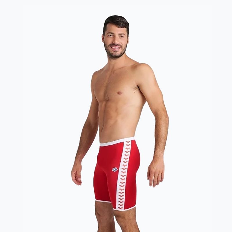 Pánske plavky arena Icons Swim Jammer Solid red/white 5