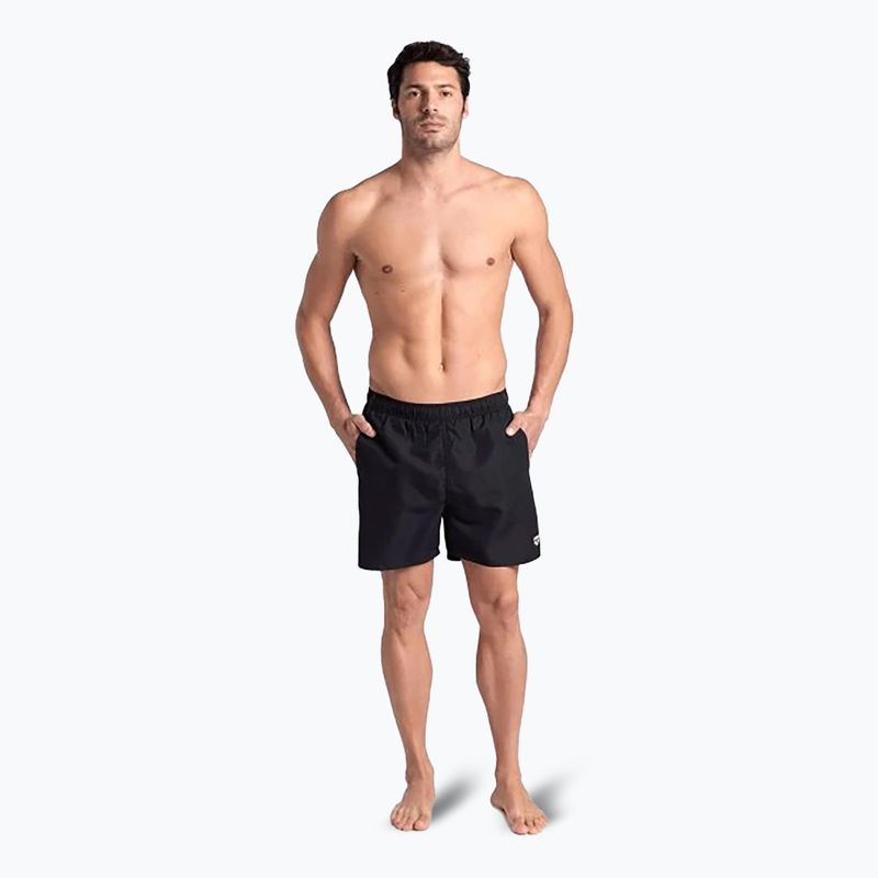 Pánske plavecké šortky arena Fundamentals Boxer R black/white 6