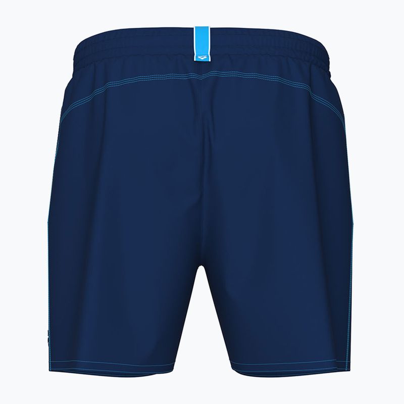 Pánske plavecké šortky arena Bywayx R navy/turquoise 2