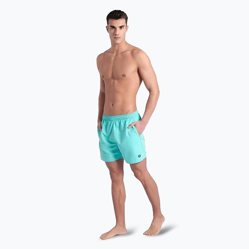 Pánske plavecké šortky arena Fundamentals Boxer R water/navy 2