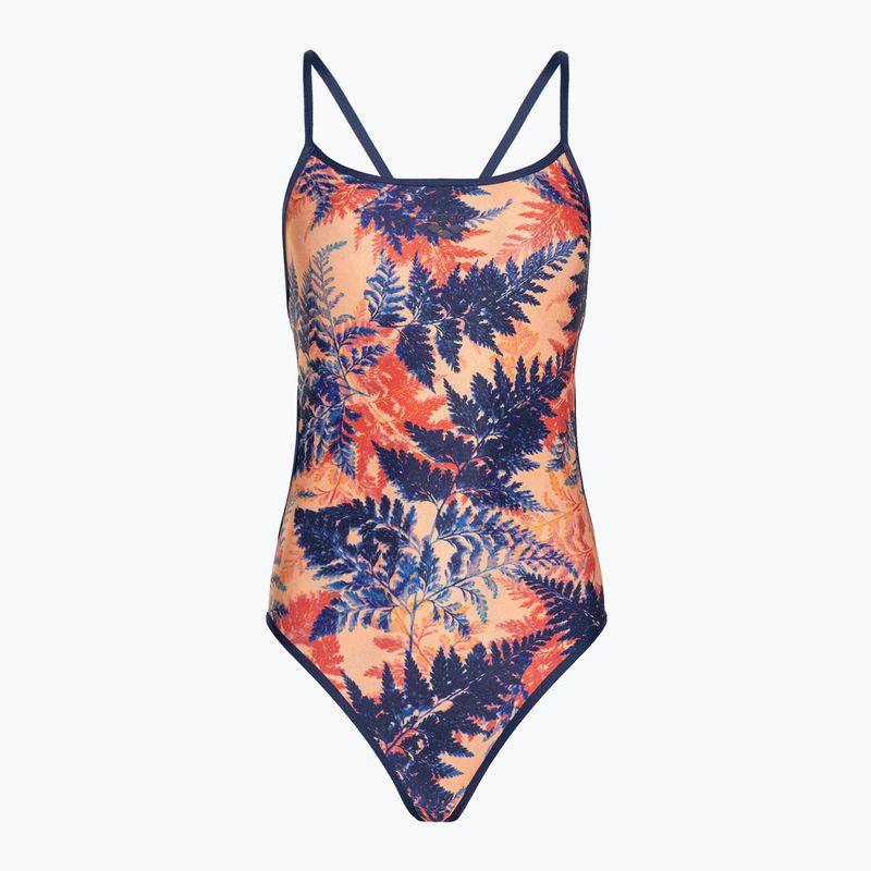 Dámske jednodielne plavky arena Reversible Swimsuit Challenge Back navy/multi