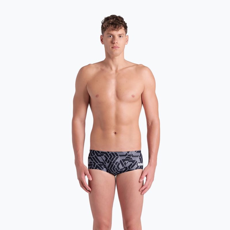 Pánske plavecké šortky Arena Escape Swim Low Waist Short team black
